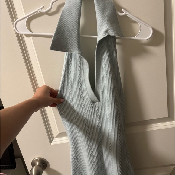 Reformation Light Blue Mini Dress - Picture 2 of 4